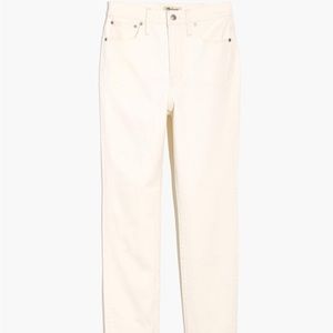 MadeWell The High-Rise Perfect Vintage Jean in Tile White ND501